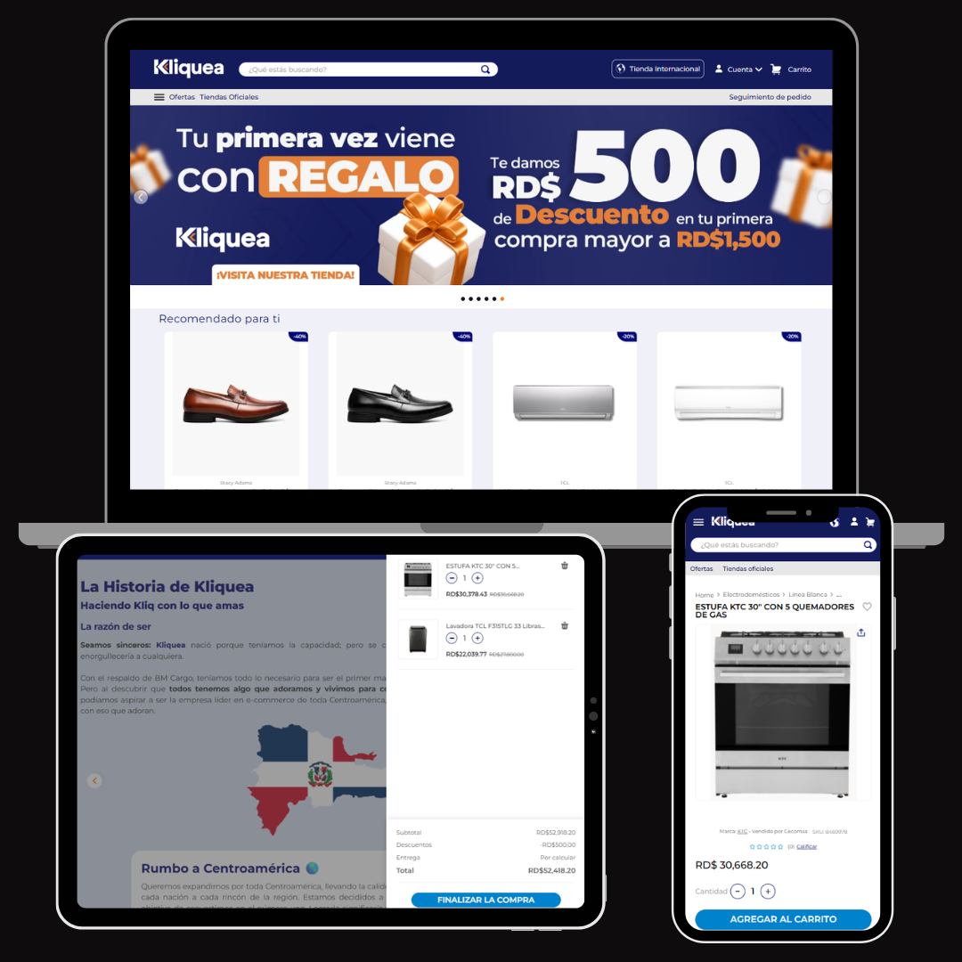 Sitio corporativo Kliquea